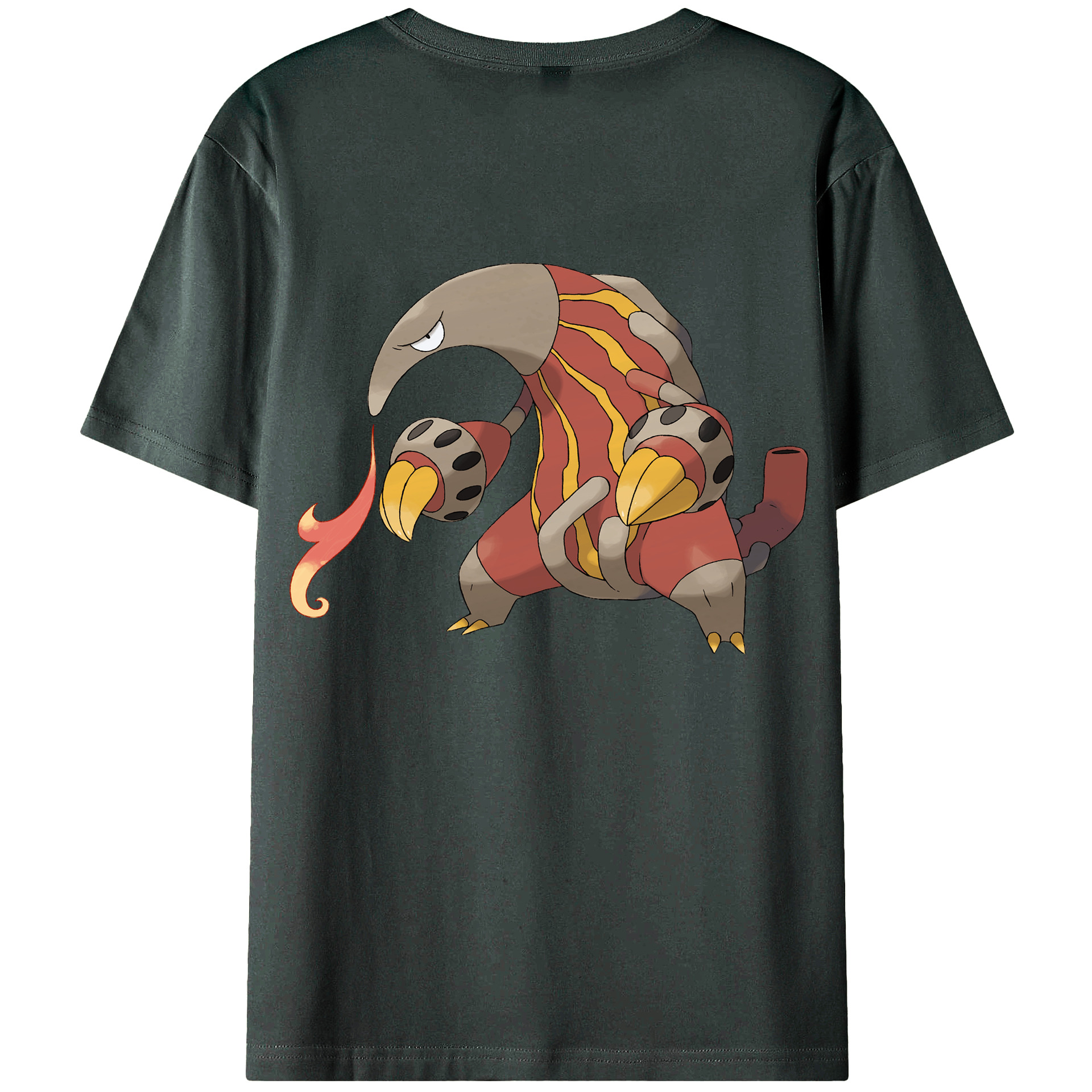 （画像用） ポケットモンスター Pokémon 綿100％ メンズ半袖Tシャツ（バックプリント） 通気性